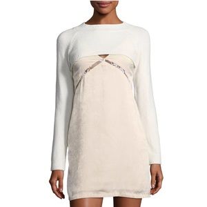 Endless Rose Layered Sweater & Slip Dress Large